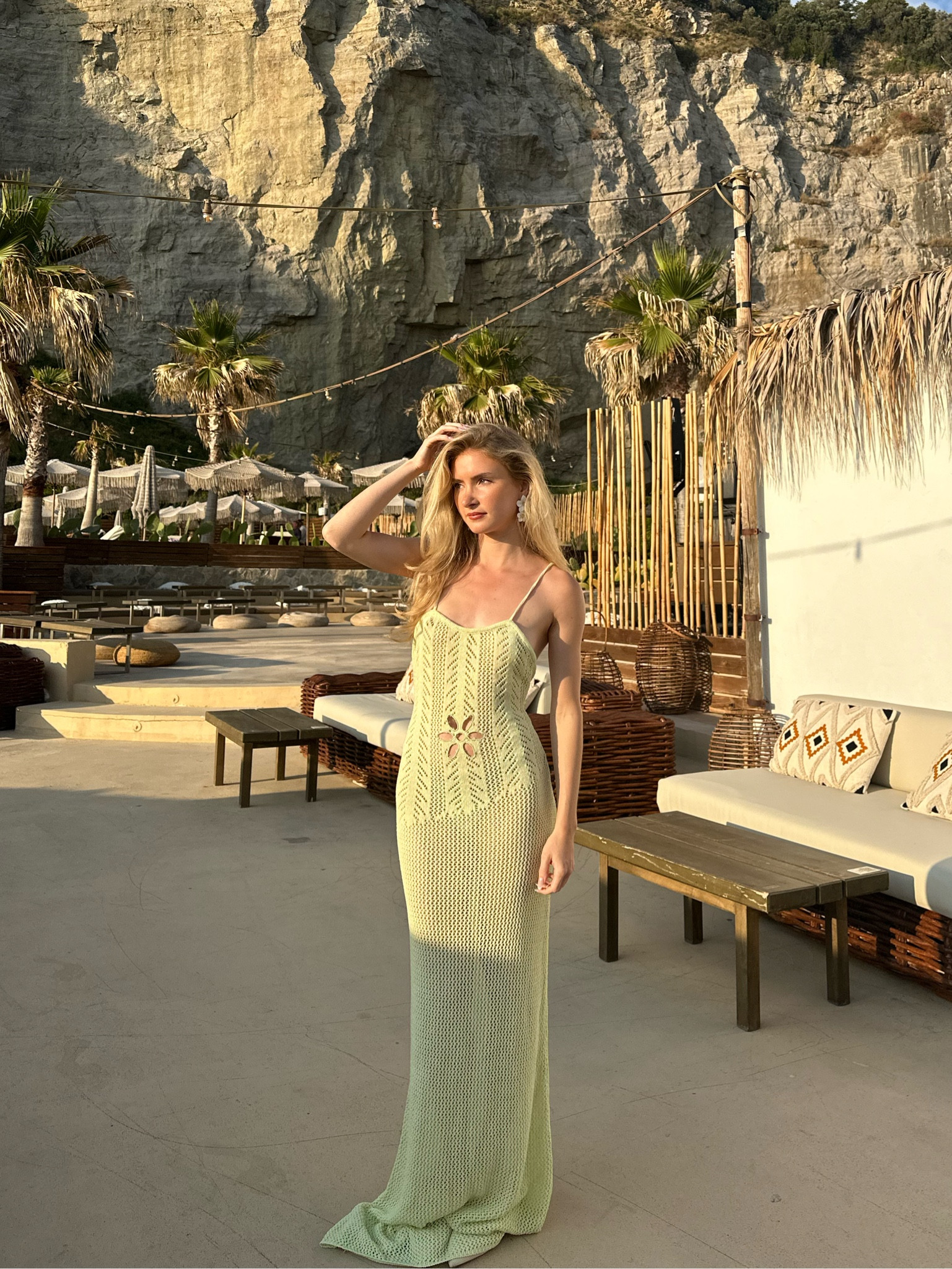 Green knitted backless cut out maxi summer dress 

#LTKstyletip #LTKeurope #LTKsummer
