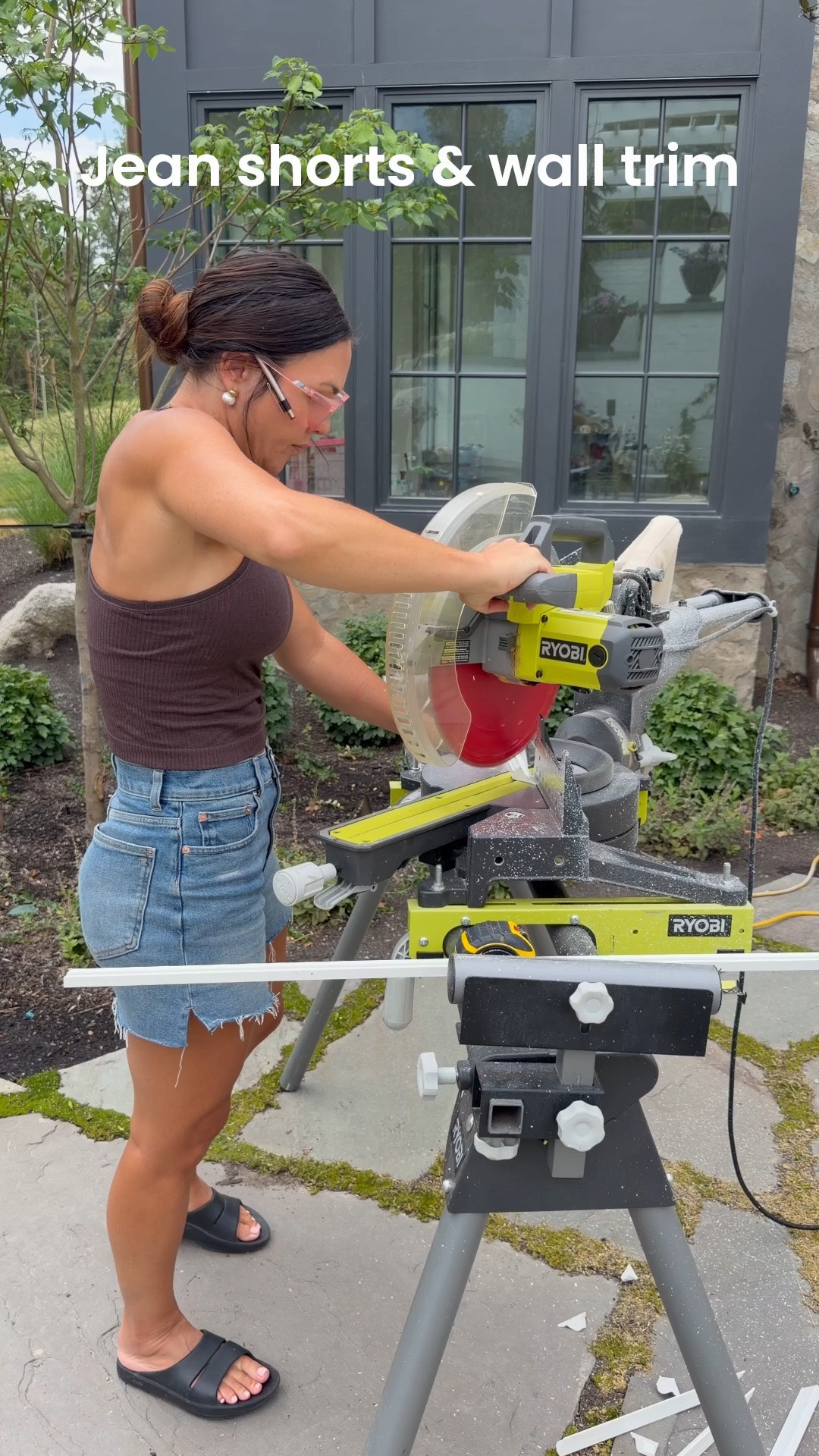 My wall trim, saw, and most asked about Jean shorts - perfect length fit tts. Extra 30% off code: LASTCHANCE

#LTKmomlife #LTKSaleAlert #LTKHome