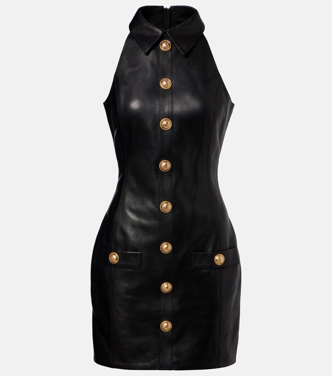 Leather minidress | Mytheresa (UK)