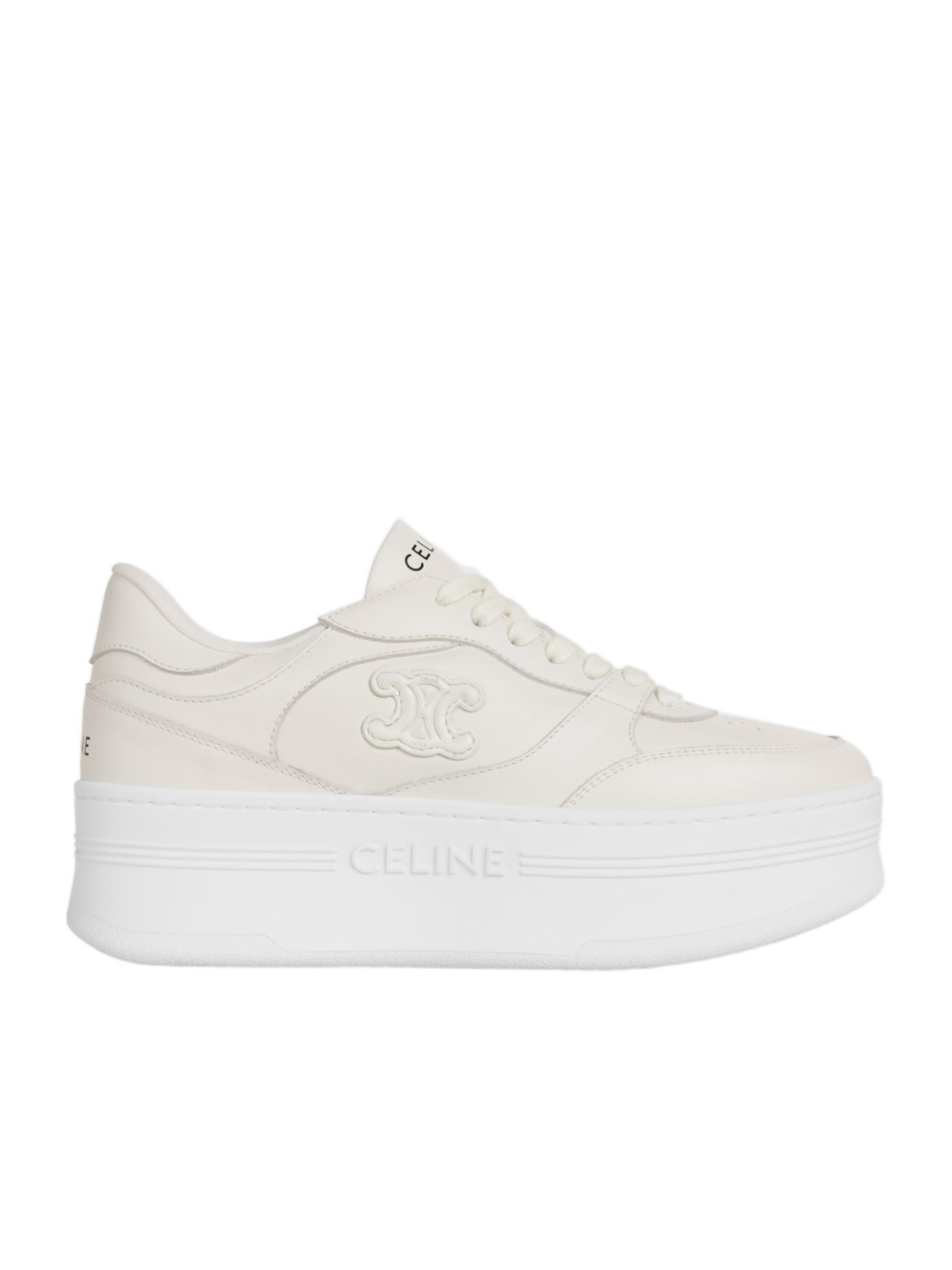 BLOCK WEDGE SNEAKER IN CALFSKIN | Senser US