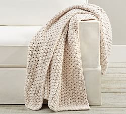 Bayside Seed Stitch Throw | Pottery Barn (US)
