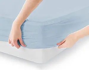 Fitted Sheet Twin XL 400 Thread Count Cotton Sheets Long Staple Cotton Sheets Extra Deep Pocket S... | Amazon (US)