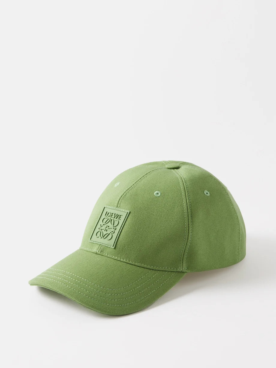 Logo-plaque cotton-canvas baseball cap | Matches (APAC)