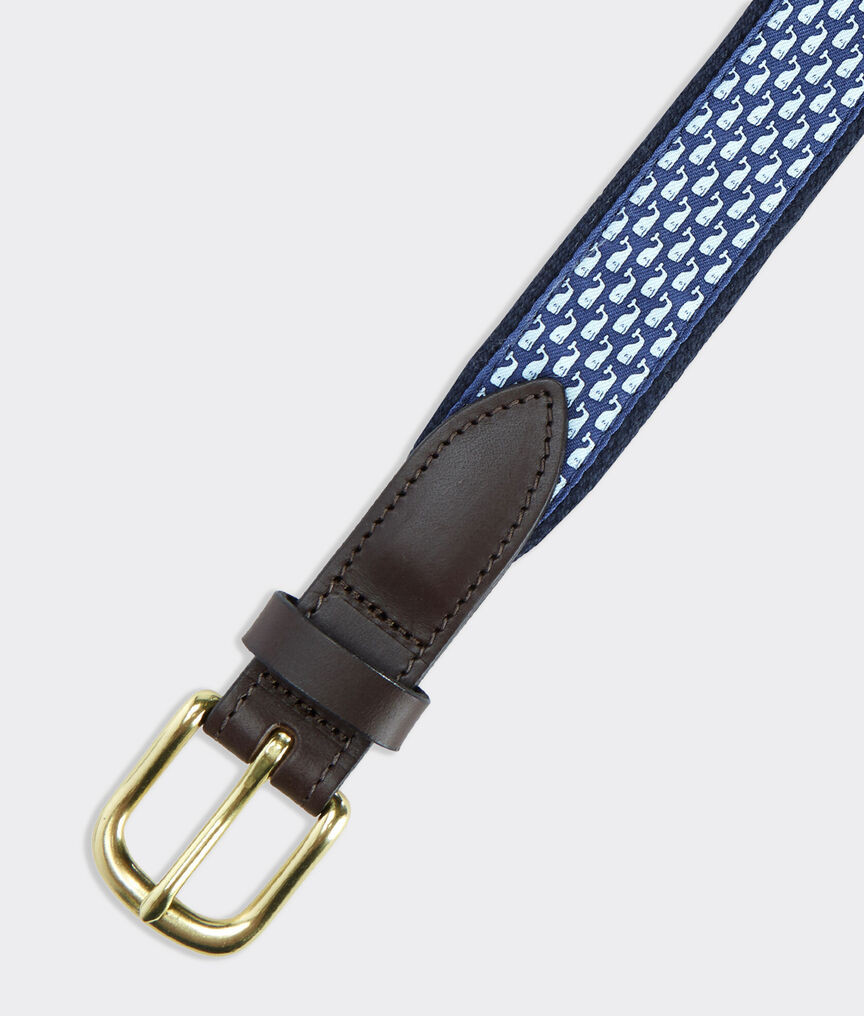 Boys' Classic Whale Canvas Club Belt | vineyard vines