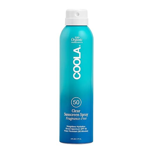 COOLA Organic Sunscreen SPF 50 Sunblock Spray, Dermatologist Tested Skin Care for Daily Protectio... | Amazon (US)