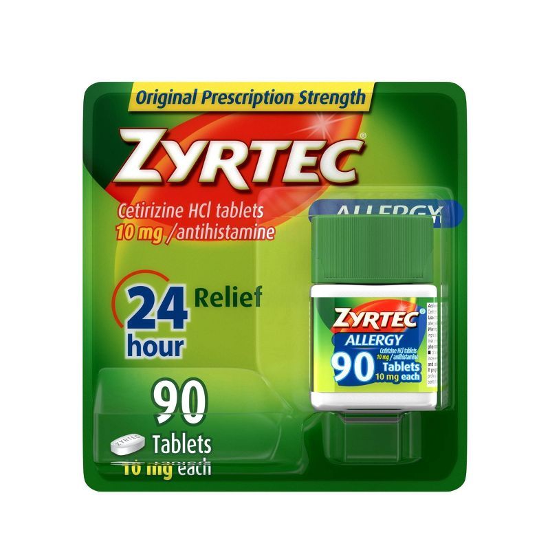 Zyrtec 24 Hour Allergy Relief Tablets - Cetirizine HCl | Target
