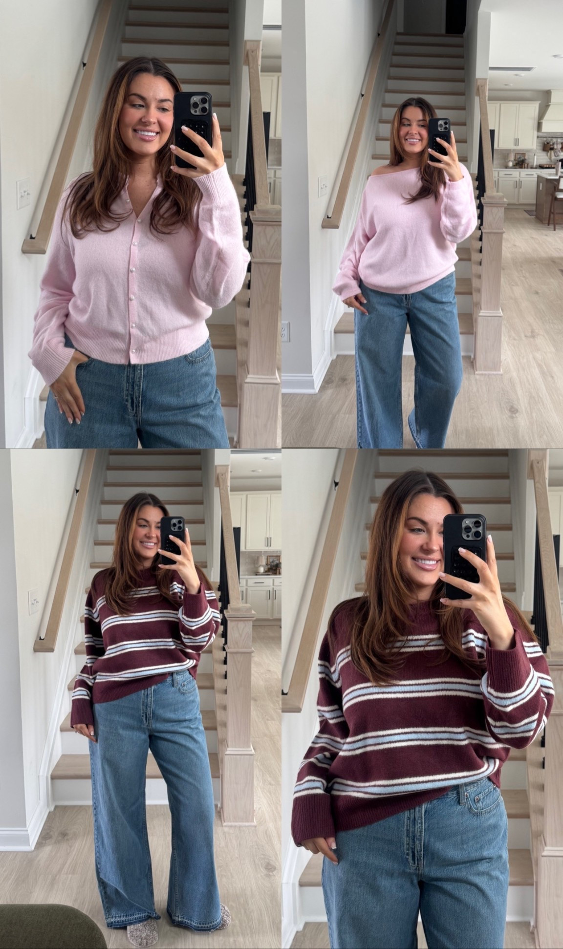 Abercrombie sweaters wearing XL. Denim wearing 31 Long. Code AFKELSEYB

#LTKValentine #LTKMidsize #LTKTall