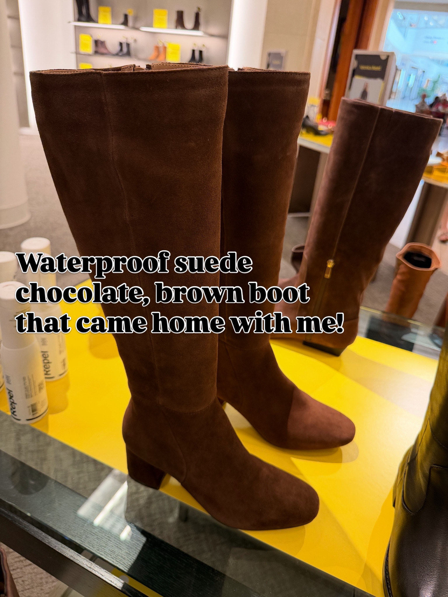 Nsale suede waterproof brown chocolate boots!

#LTKootd #LTKOver40 #LTKSaleAlert