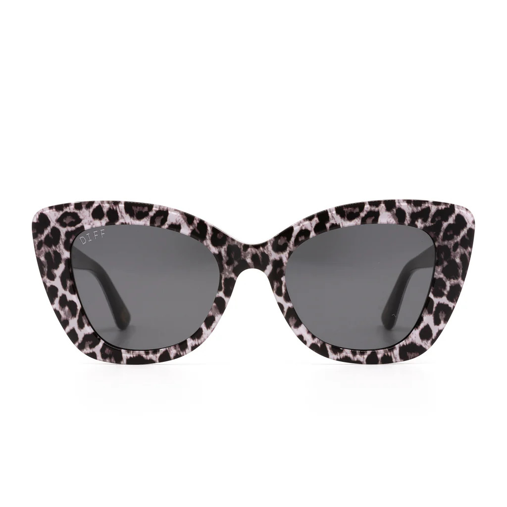 CASEY HOLMES - RAVEN + WHITE LEOPARD + GREY | DIFF Eyewear