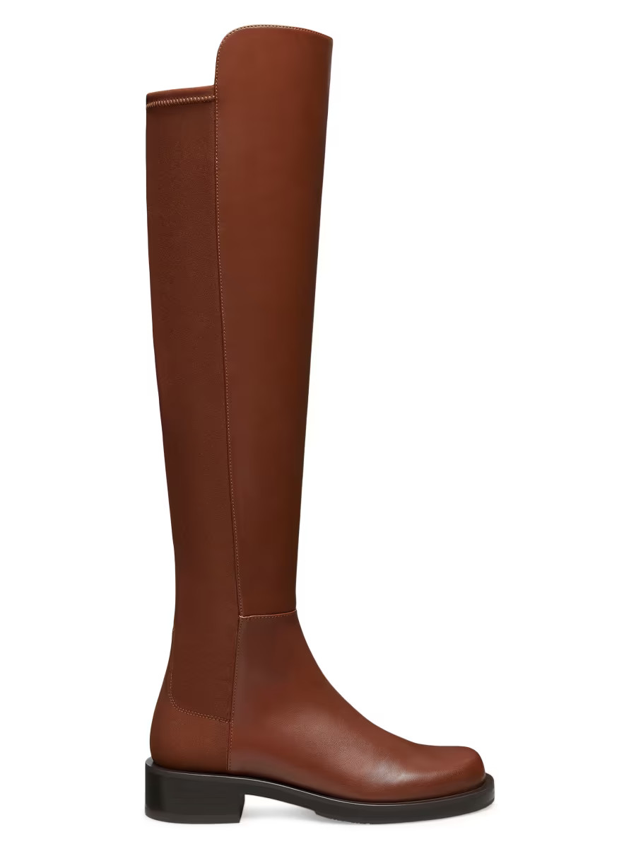 5050 Bold Stretch-Leather Boots | Saks Fifth Avenue