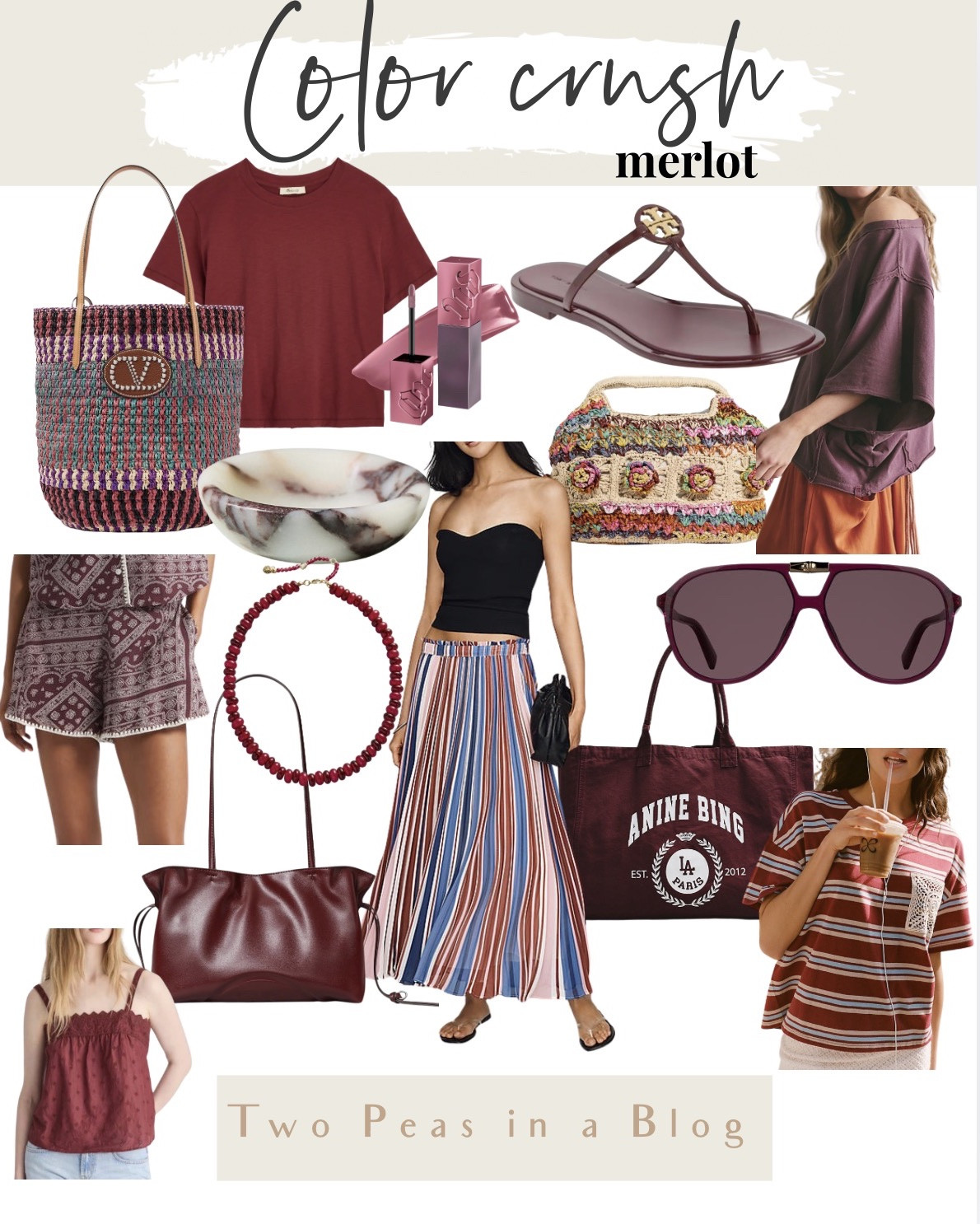 Merlot. Burgundy. A classic. 
Not just for Fall. Pairs perfect with white, citron, yellow, blue & pinks for a fun Summer combo.

#LTKootd #LTKmomlife #LTKSeasonal