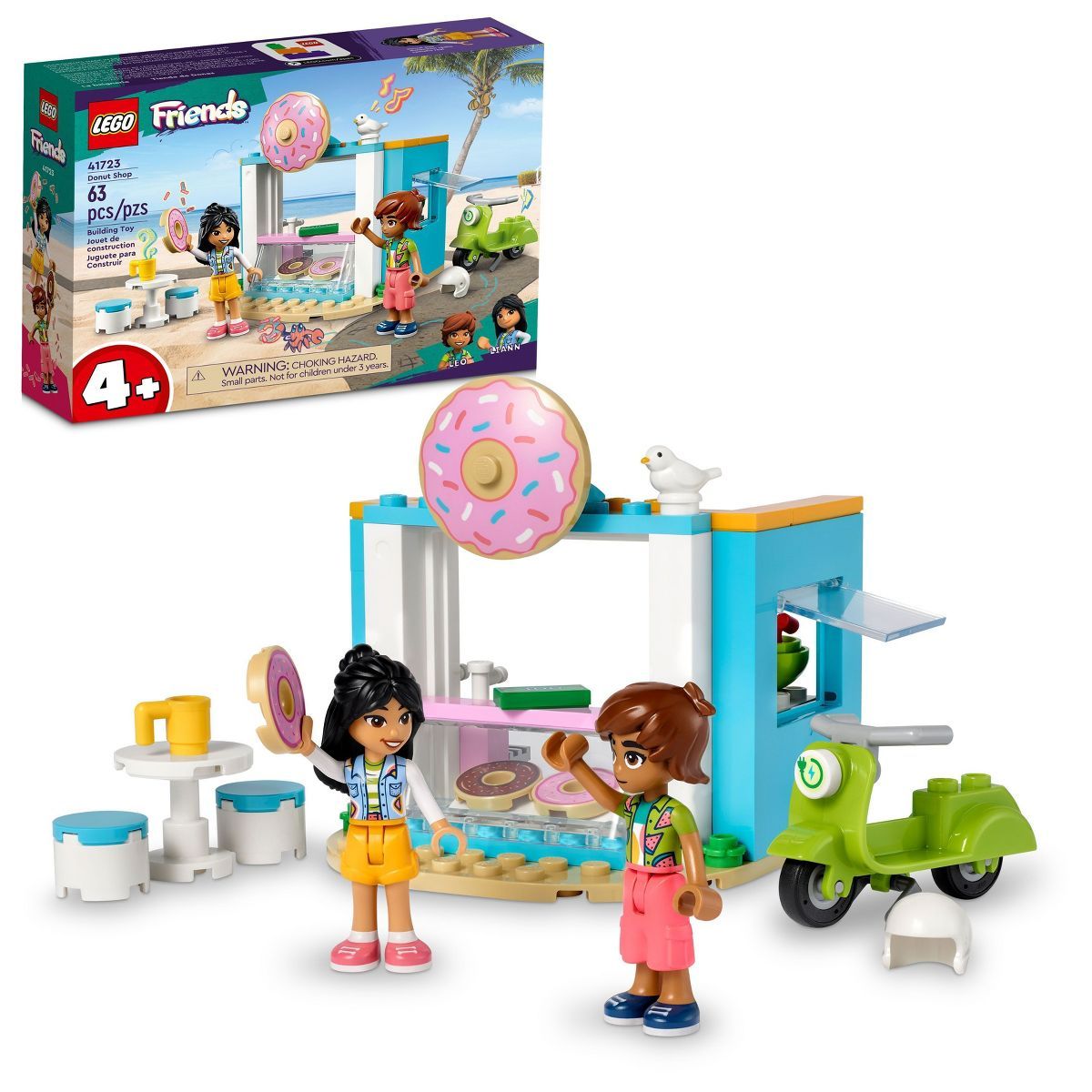 LEGO Friends 4+ Doughnut Shop Toy Cafe Playset 41723 | Target