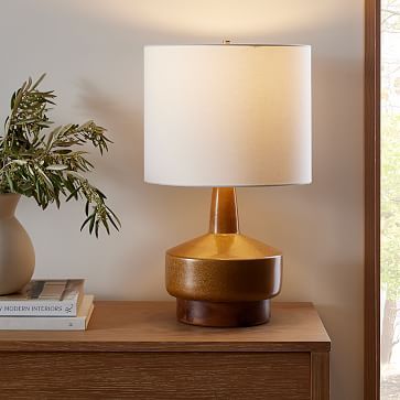 Wood & Ceramic Table Lamp - Medium | West Elm (US)
