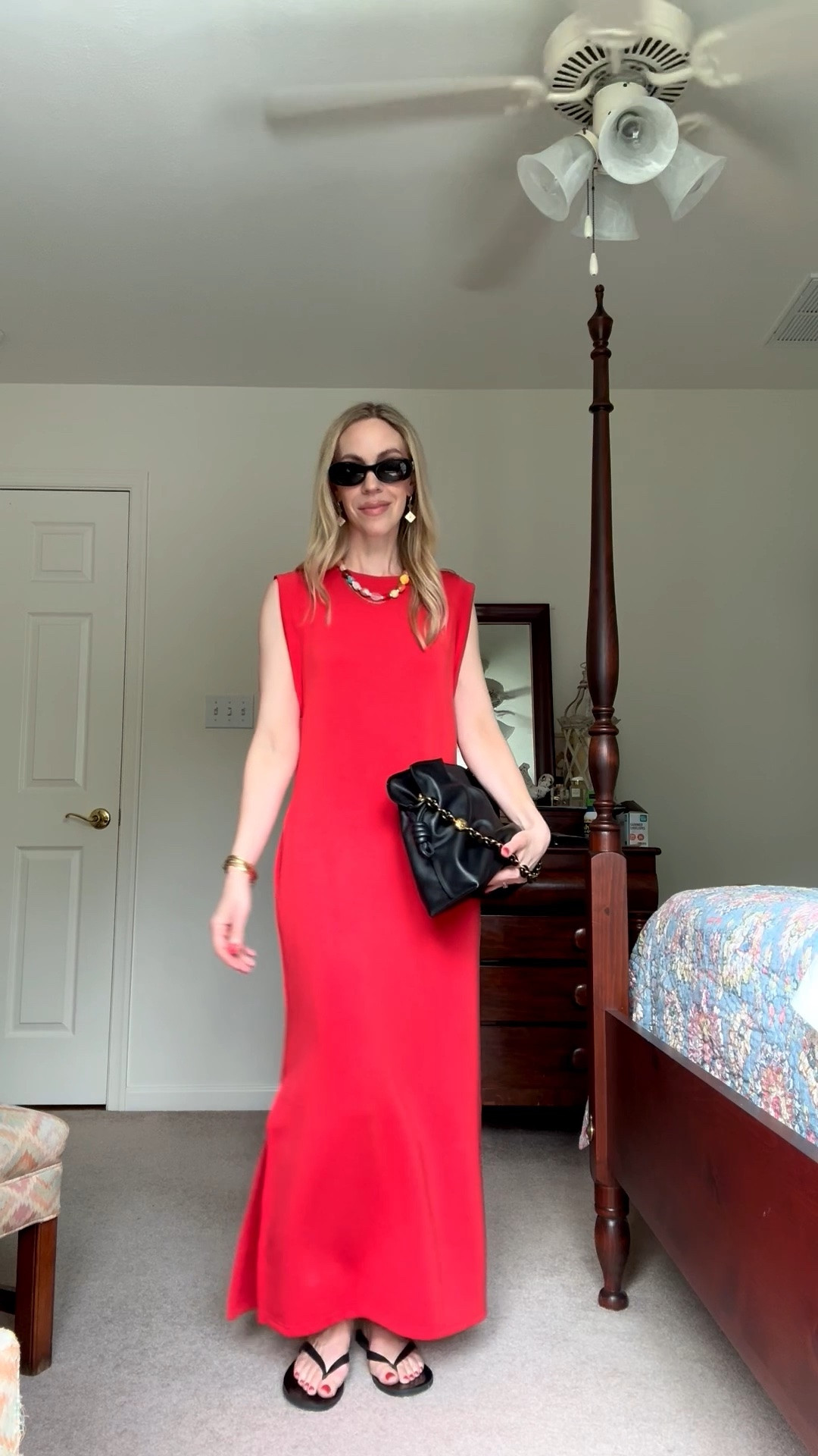 Got another color in my favorite Amazon maxi dress - this red is perfect for vacation or the Fourth of July

#LTKTravel #LTKSeasonal #LTKOver40