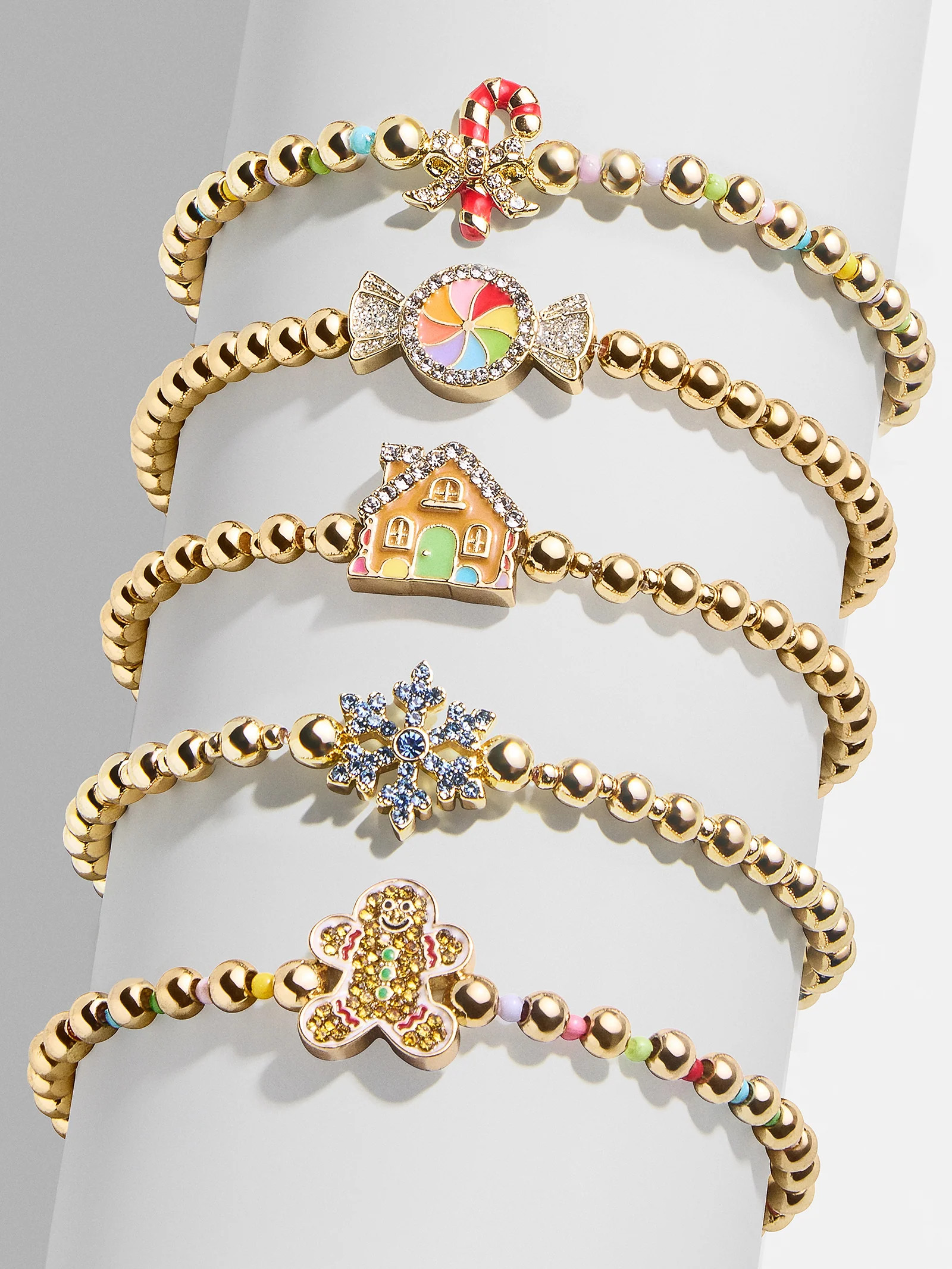 Sweet Christmas Kids' Bracelet Set - Kids' Sweet Christmas Bracelet Set | BaubleBar (US)