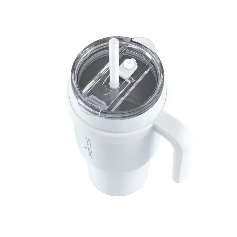Reduce Vacuum Insulated Stainless Steel Cold1 40 fl oz. Tumbler Mug with 3 Way Lid, Straw, & Hand... | Walmart (US)
