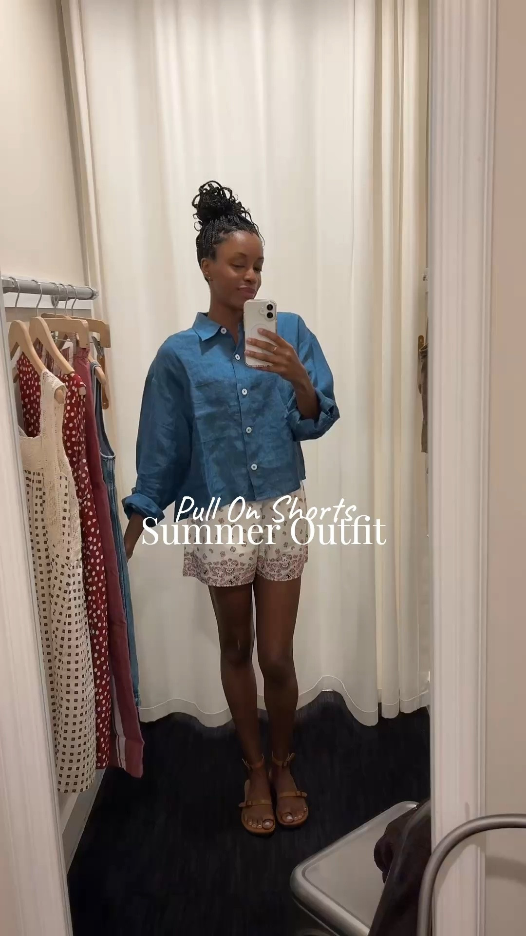Your next pull on shorts summer outfit! 
Wearing a xs small in the shorts and small in the top - wanted the top to give a move relaxed fit so I sized up (plus I have long arms)

#LTKootd #LTKSeasonal #LTKTall