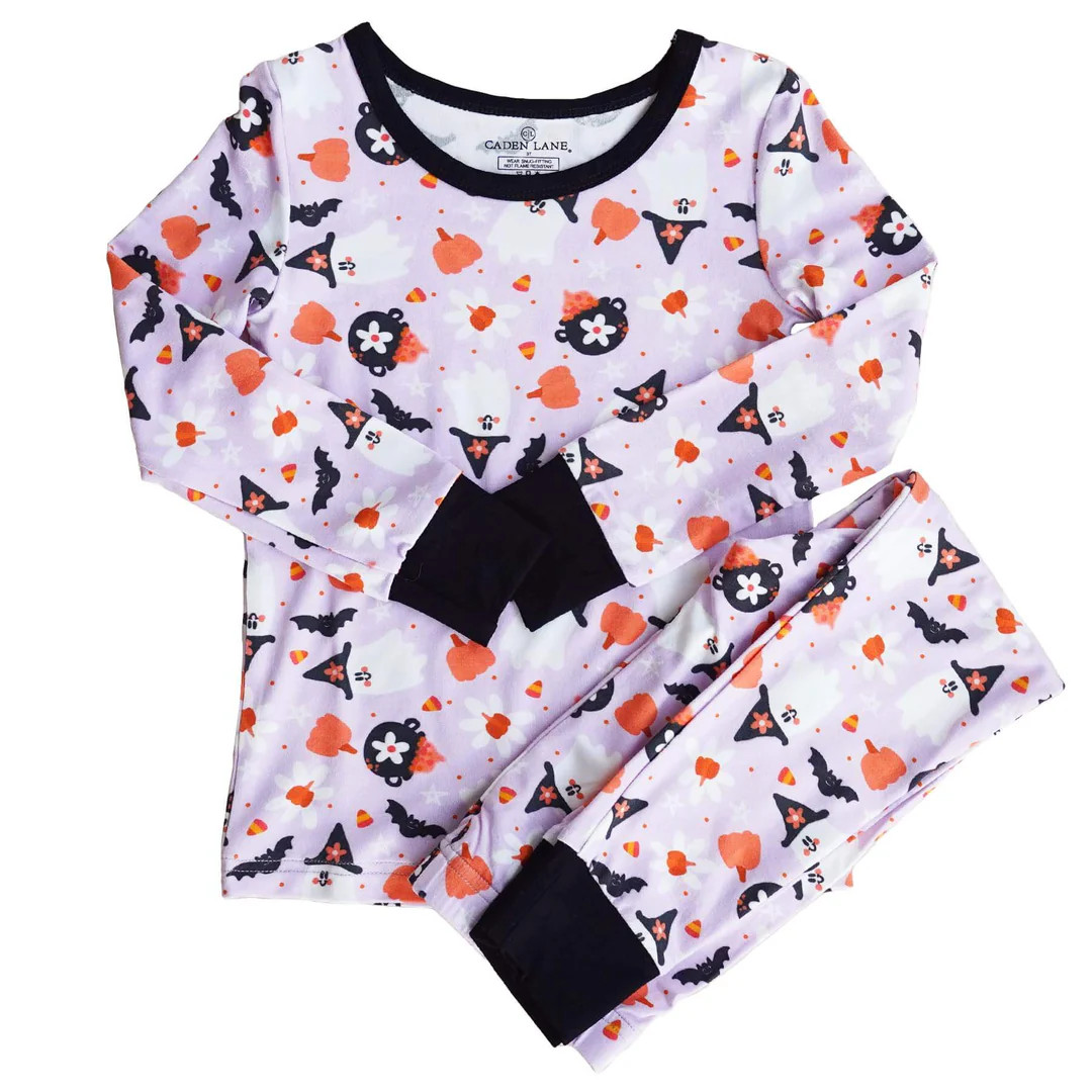 Let's Go Ghouls Two Piece Pajama Set | Caden Lane