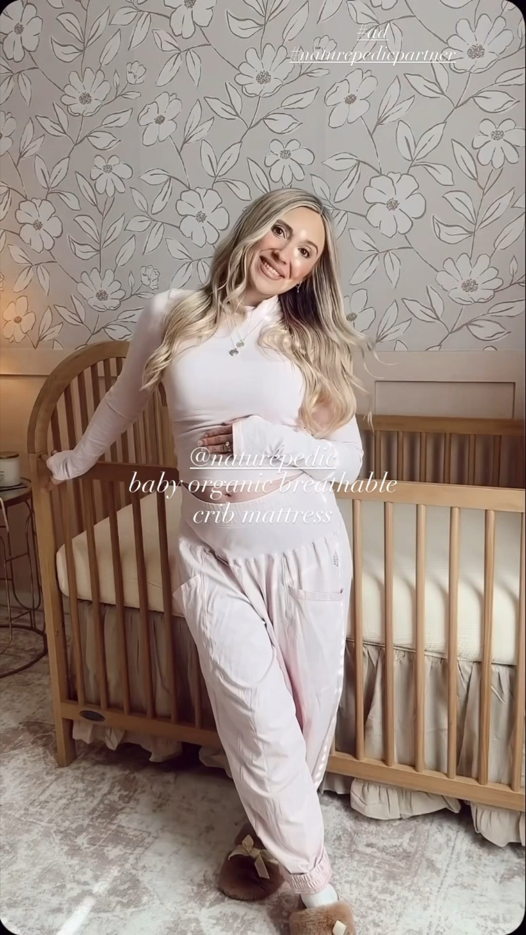 Prepping baby's crib before she arrives 💓🫧🩰🍼 #ad
Choosing a mattress felt overwhelming, but Naturepedic checked every box - certified organic, breathable, waterproof, and made without foam, fire retardants, or toxic adhesives.

We also chose Naturepedic’s organic cotton crib sheet to keep her sleep space fully organic and breathable.

•GOTS Certified Organic
• MADE SAFE®
• GREENGUARD Gold
• EWG VERIFIED®

#NaturepedicPartner #OrganicBaby #SafeSleep

#LTKmomlife #LTKBaby #LTKKids
