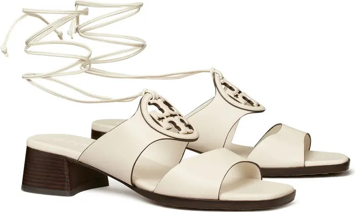 Tory Burch Bombé Miller Ankle Tie Sandal | Nordstrom | Nordstrom