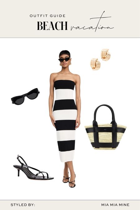 Beach vacation outfit
Endless rose tube dress
Schutz sandals
Demellier straw tote
Saint Laurent sunglasses 
Summer outfit 



#LTKtravel #LTKSeasonal #LTKstyletip