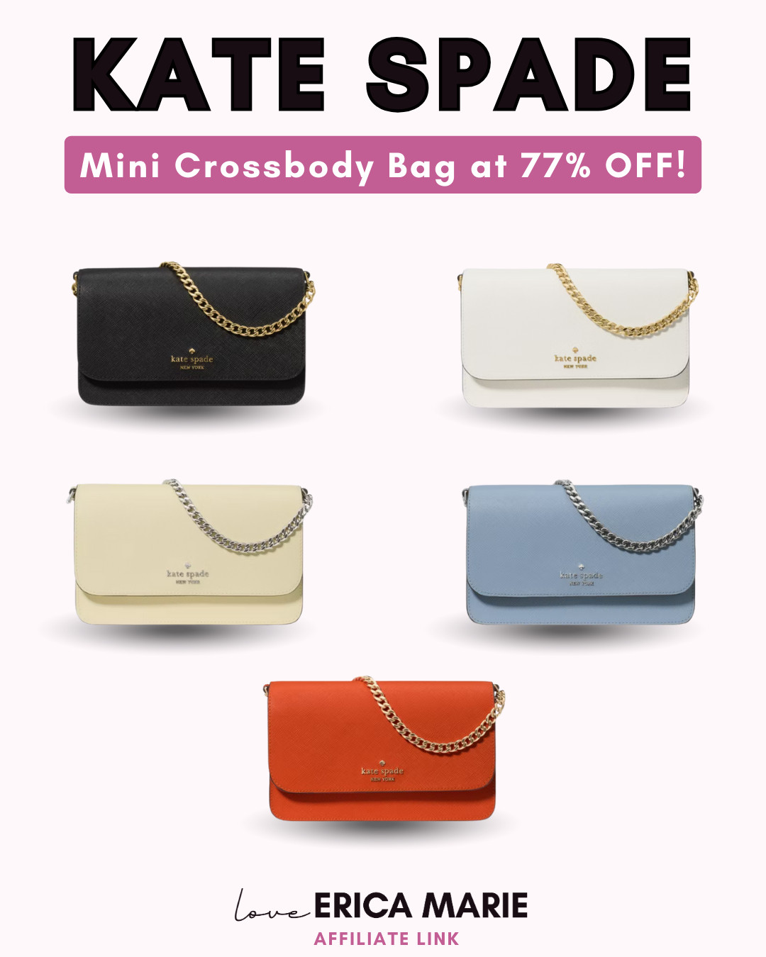 This Kate Spade mini crossbody is currently 77% off and such a good deal. I love how lightweight and easy it is to wear. Perfect when you just want the essentials. 

 #LTKgrwm #LTKootd #LTKSaleAlert