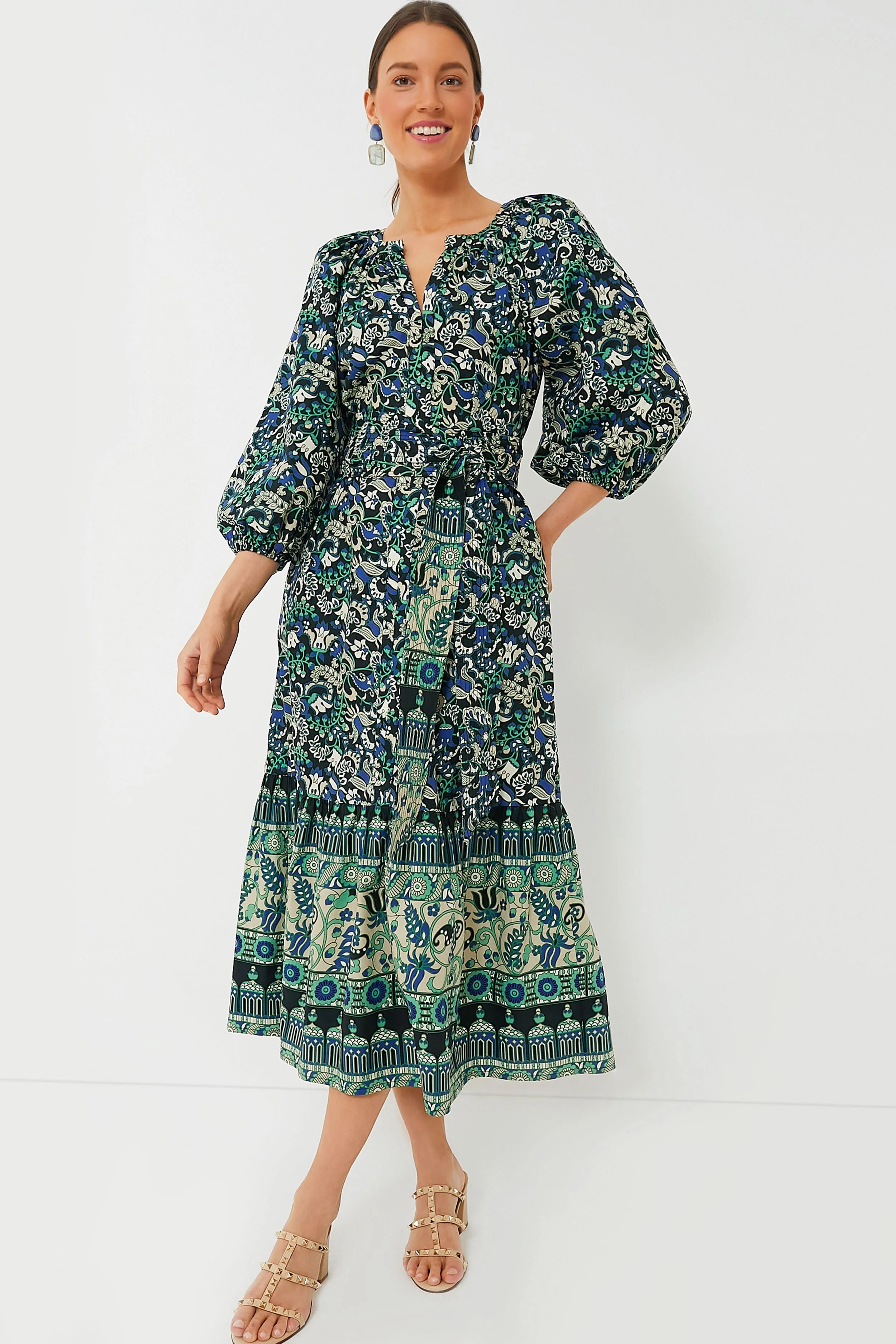 Batik Floral Lyles Dress | Tuckernuck (US)