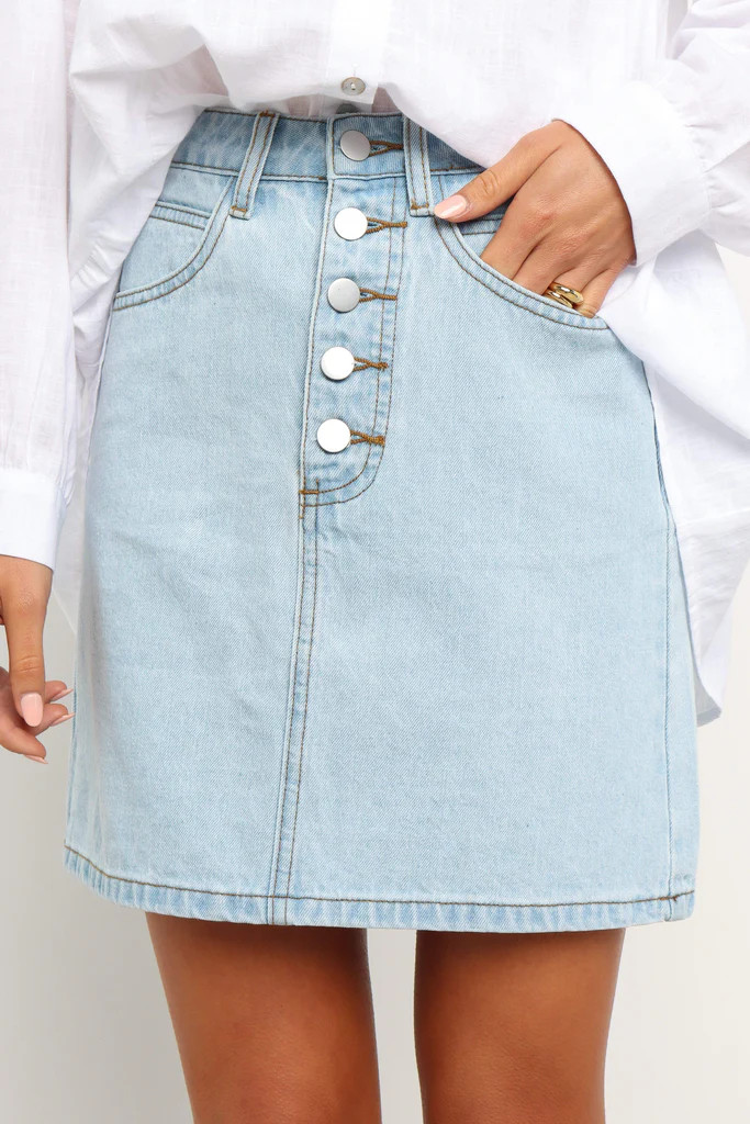 Eli Skirt - Light Wash | Petal & Pup (US)