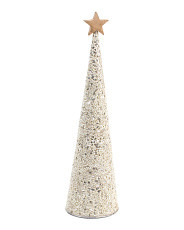 Sequins Iron Wood Cone With Star | The Global Decor Shop | Marshalls | Marshalls