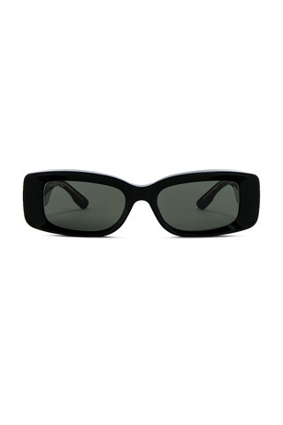 Gucci Thickness Rectangular Sunglasses in Black from Revolve.com | Revolve Clothing (Global)