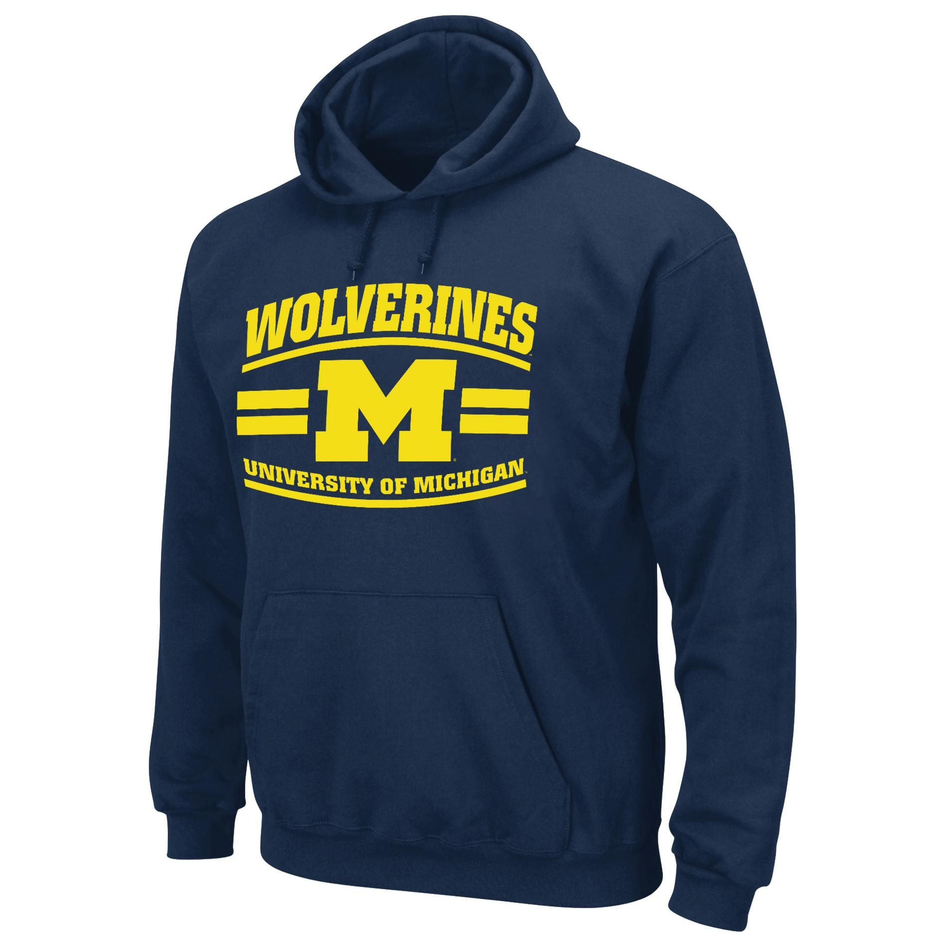 NCAA Men's Hooded Sweatshirt - University of Michigan Wolverines, Size: XL, Blue | Kmart