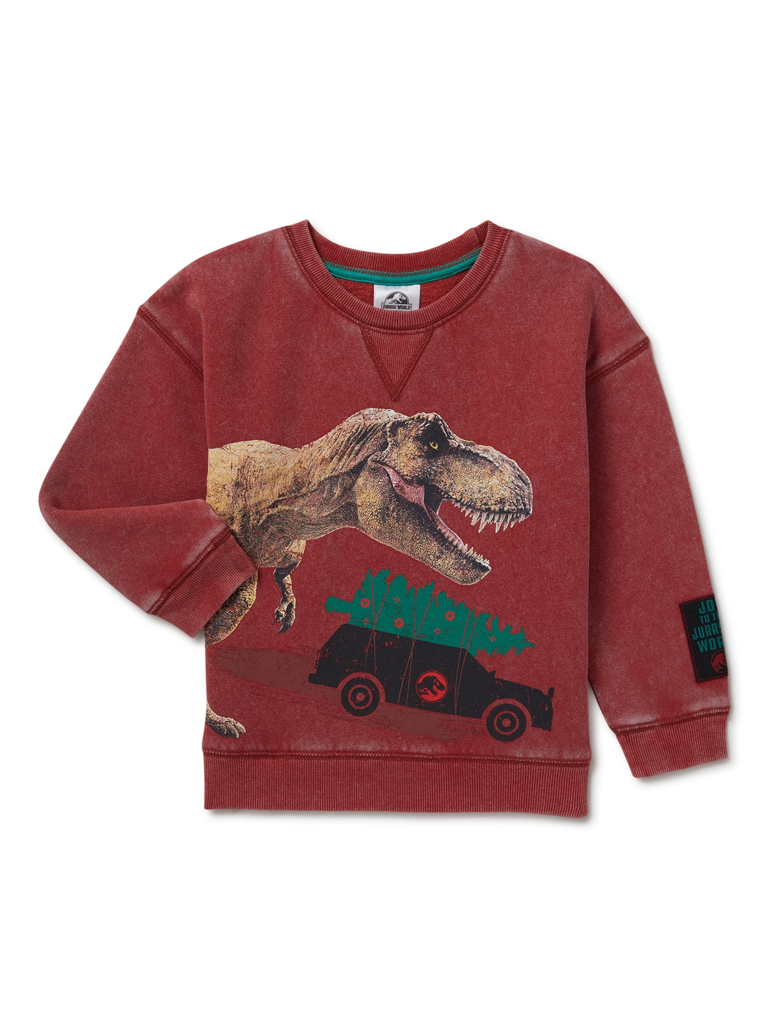 Jurassic Park Baby and Toddler Boys Festive Crewneck Sweatshirt, Sizes 12M-5T - Walmart.com | Walmart (US)