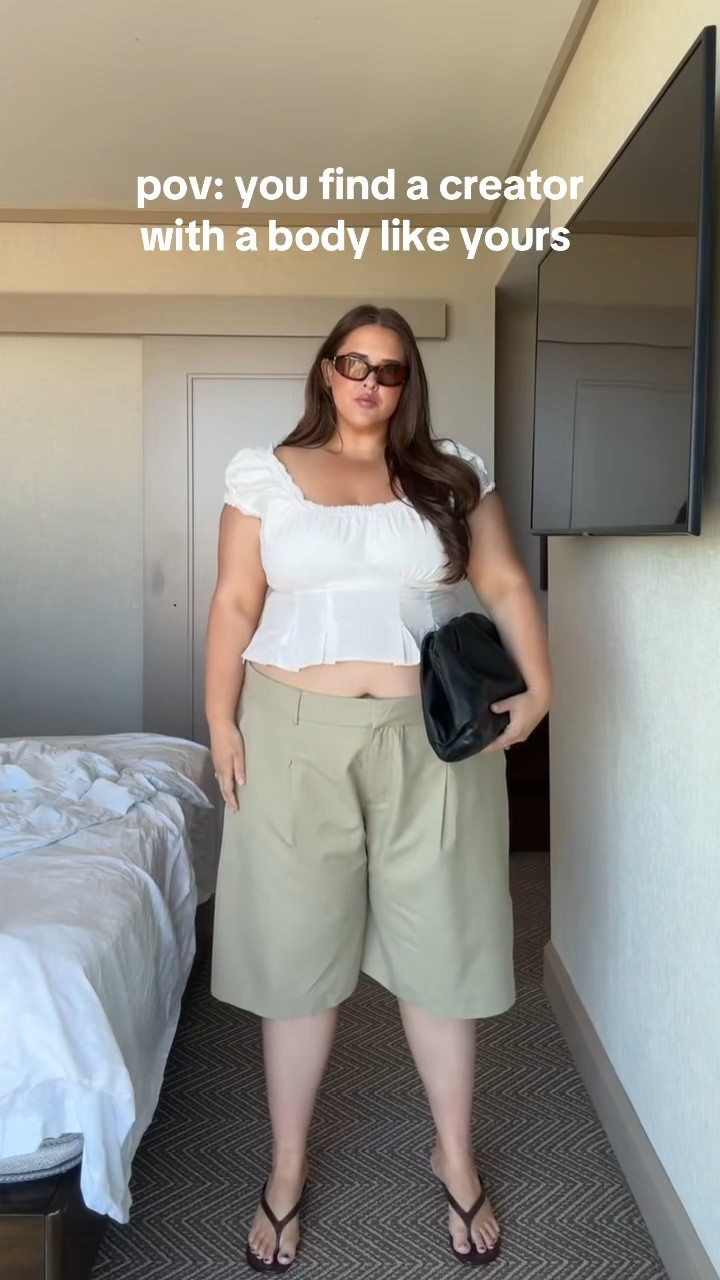 Spring outfit inspo 🤍

Spring outfit, summer outfit, trouser shorts, curvy outfit, shorts, chic outfit 

#LTKPlusSize #LTKStyleTip #LTKSeasonal
