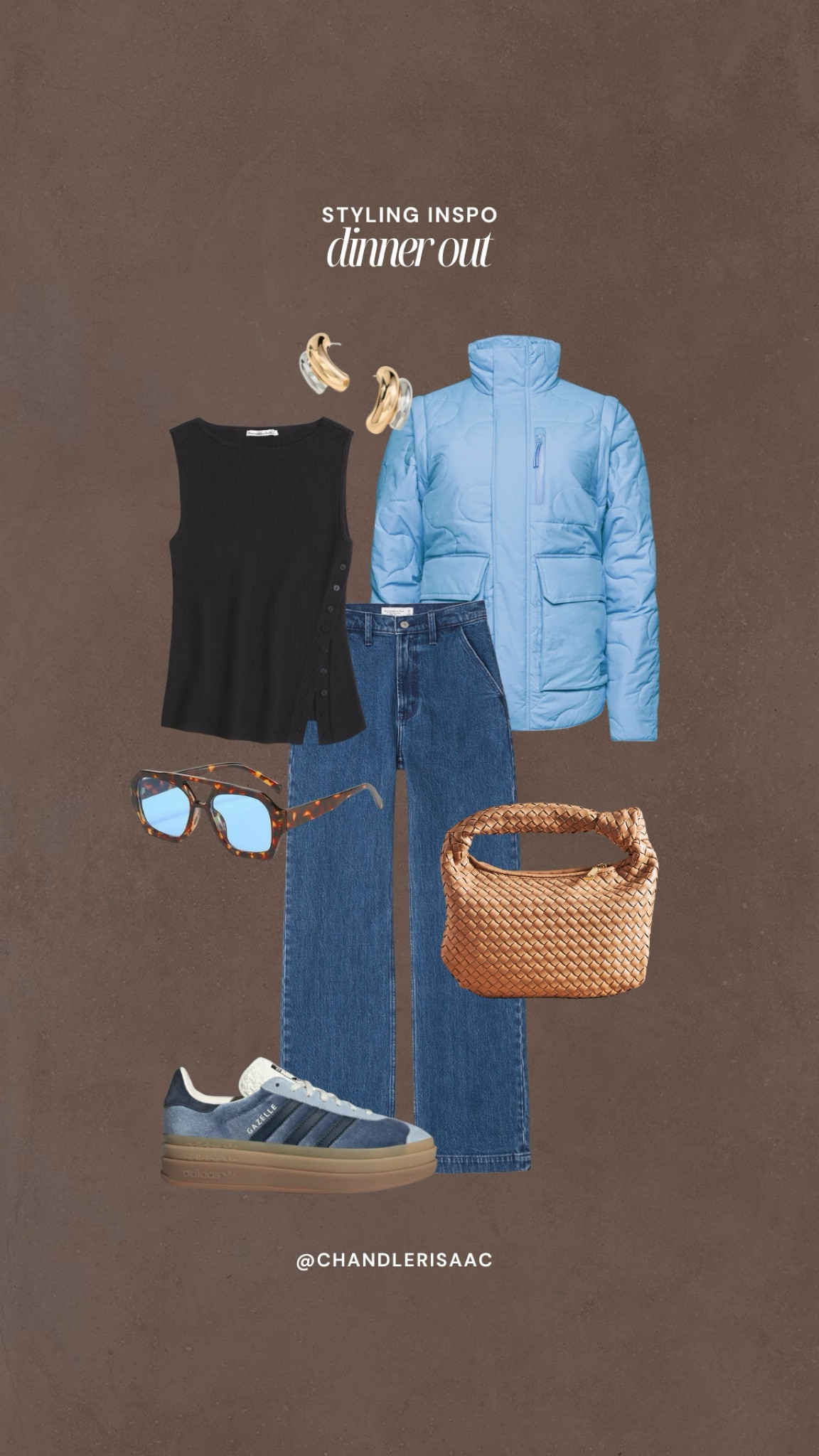 Cute dinner outfit inspo! outfit | jacket | denim