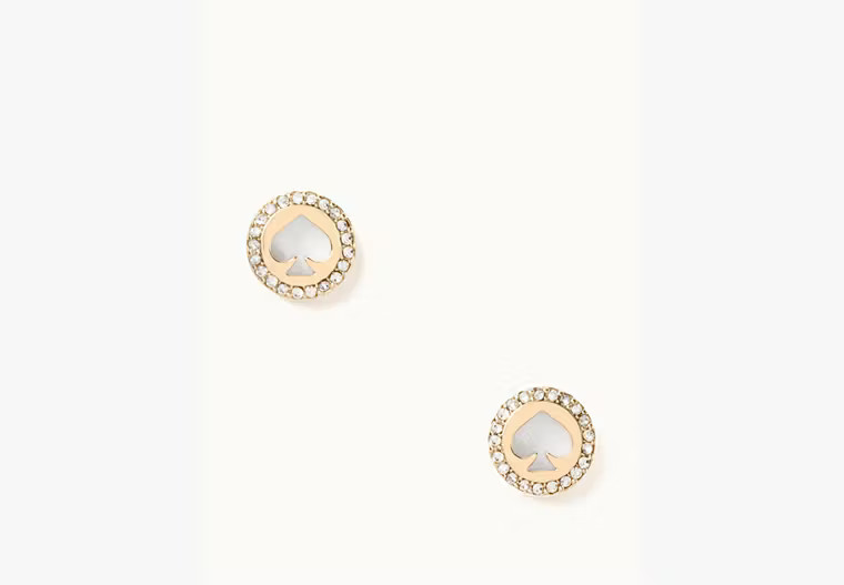 Spot The Spade Pave Halo Spade Studs | Kate Spade Outlet | Kate Spade Outlet