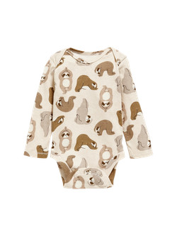 Unisex Long-Sleeve Printed Bodysuit for Baby | Old Navy (US)