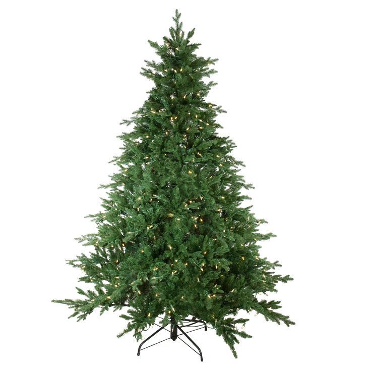 Northlight 6.5' Prelit Artificial Christmas Tree Instant-Connect Minnesota Balsam Fir - Clear LED... | Target