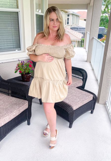 Beige Smocked Ruffle Accent Puff Sleeve Maternity Dress

This is the perfect holiday dress. 

*I will also link all of the other pink blush maternity items that I have & maternity/pregnancy must haves.

I am 26 weeks pregnant.

I will be wearing this for Thanksgiving.

You can wear this dress on or off the shoulders.

The bust has smoking for stretch.

Very comfortable.

Code: Hilarykutik25off will save you 25% off

Marilyn Monroe vibes.

Sharing all of my pinkblushmaternity that I own & have been eyeing.

Thanksgiving dress
Holiday dress

Fall dress
Fall outfit
Family pictures outfit
Pumpkin patch outfit 
Maternity style
Maternity dress
Maternity thanksgiving dress
Maternity outfit
Maternity shoot dress
Princess dress
Baby shower dress
White boots
White booties
Black boots
Black booties 
Gender reveal dress
Wedges 

#LTKbump #LTKsalealert #LTKHoliday