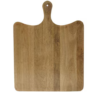 FITZ and FLOYD Austin Craft Primative White Serving Board 5286473 - The Home Depot | The Home Depot
