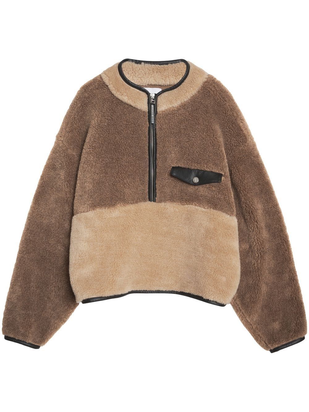 Royce tonal faux-shearling fleece | Farfetch Global