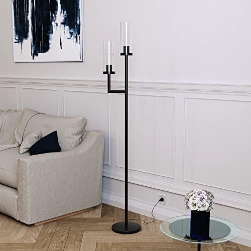 Basso 2-light Floor Lamp With Glass Shade  | Amazon (US)
