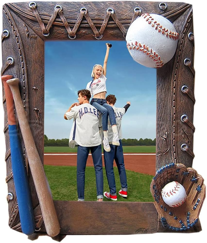 Handmade Photo Frame 3D Baseball Sports Frame Birthday Gifts for Men,Women,Athletes,Coaches,Teams... | Amazon (US)