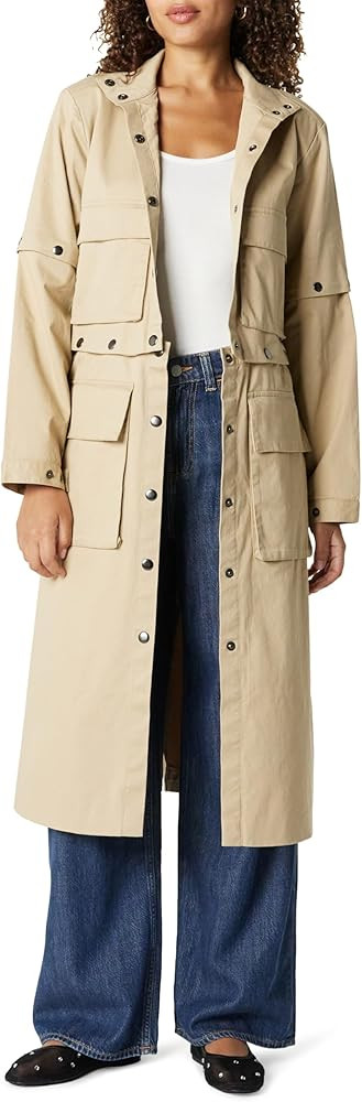 The Drop Manteau Convertible Style Militaire par @Takkunda Manteaux Femme | Amazon (FR)