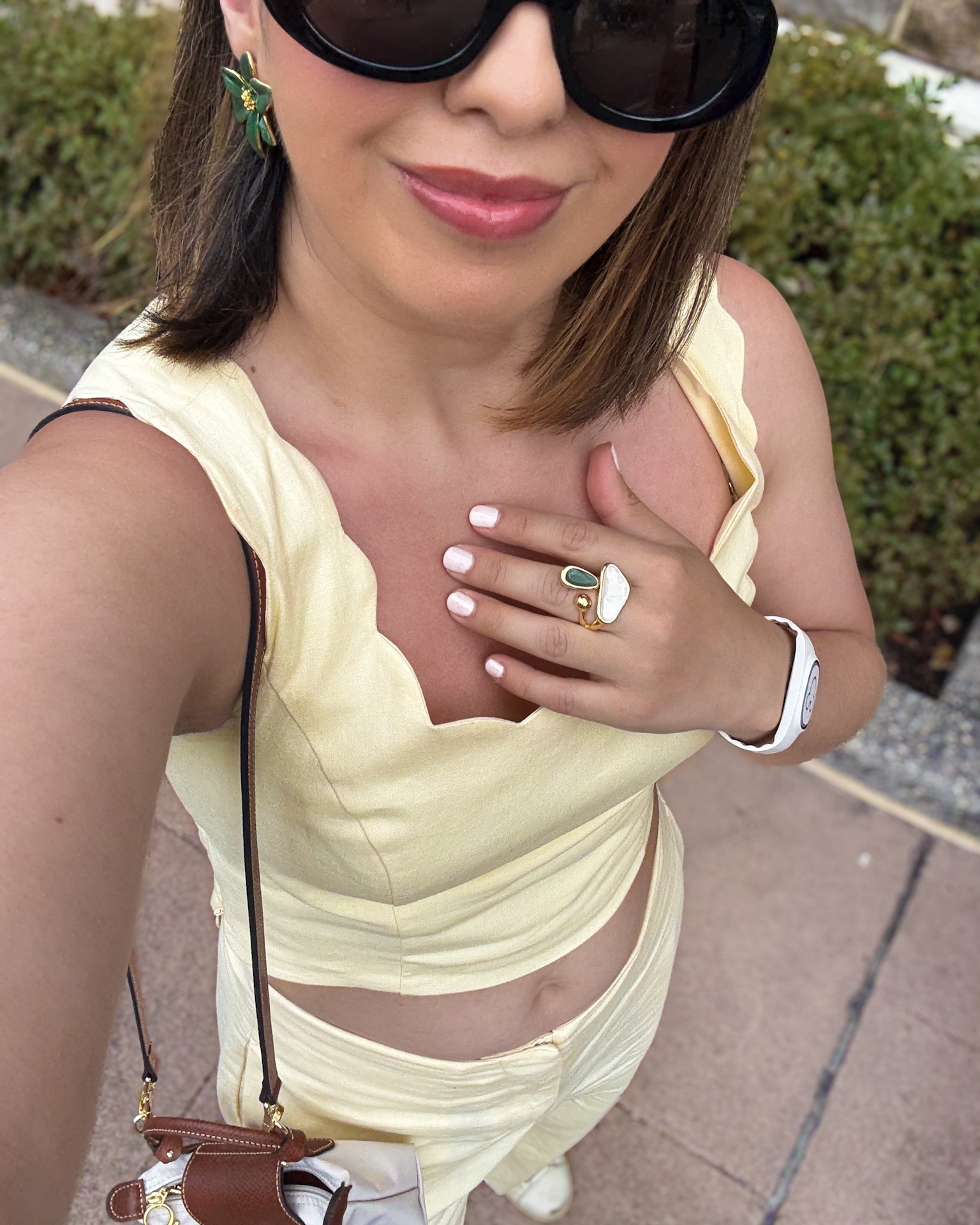 I love the butter yellow trend 💛

This two-piece set is linen-blend perfect for hot summer days. Top is size S  (true to size) I am a 36/4us in tops for reference. 

Pants are size 38/6US petite (I’m 5’2 or 158cms). They hit around my ankle. 


Sneakers are 37 for my 36 (I sized up since I have slightly wide feet) 


#LTKSeasonal #LTKPetite #LTKU