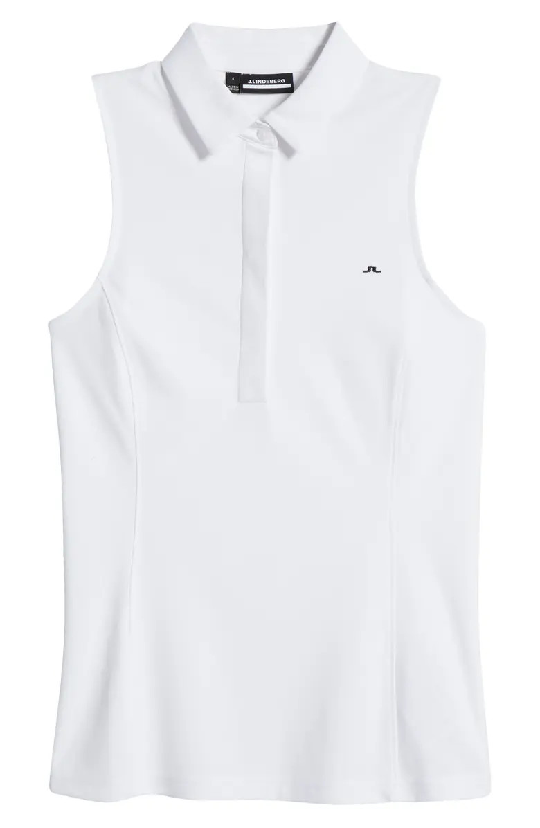 J. Lindeberg Dena Sleeveless Performance Golf Polo | Nordstrom | Nordstrom