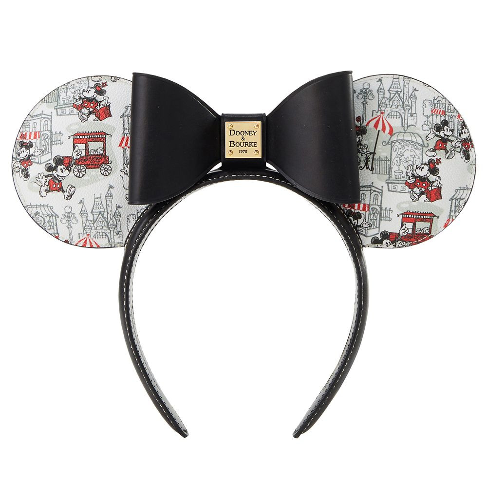 Mickey and Minnie Mouse Main Street Ear Headband by Dooney & Bourke | Disney Store