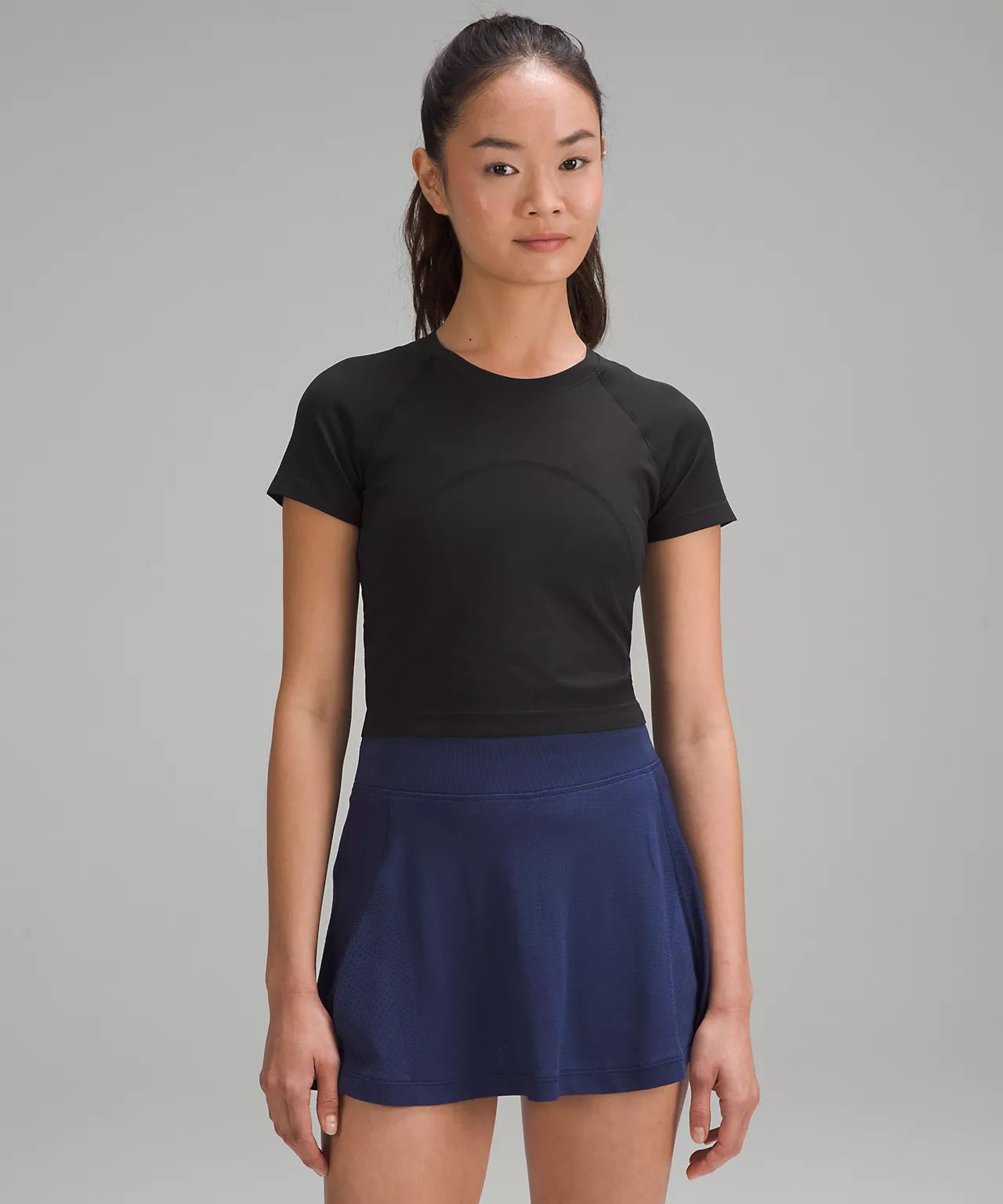 Swiftly Tech Cropped Short-Sleeve Shirt 2.0 | Women's Short Sleeve Shirts & Tee's | lululemon | Lululemon (US)