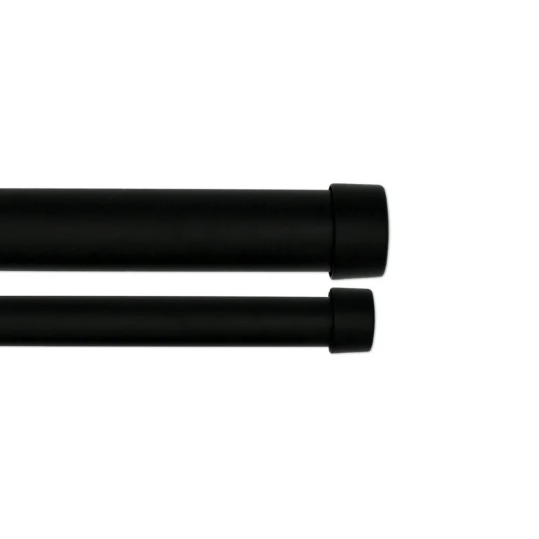 1" Double Pole - Matte Black 42-120 | Walmart (US)