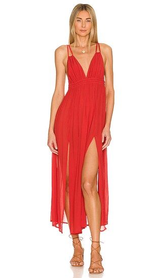 Rosa Dress in Red | Revolve Clothing (Global)