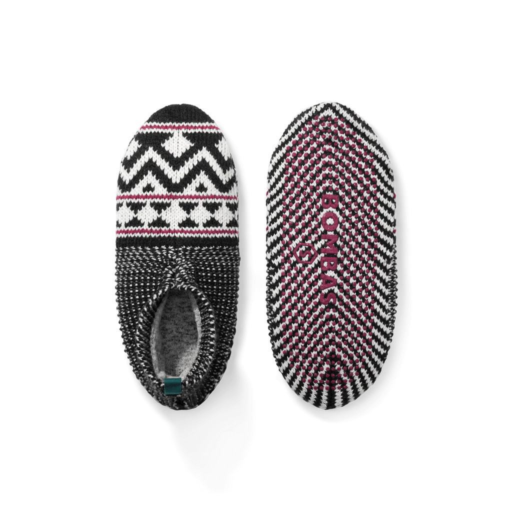 Women's Gripper Slipper Fair Isle - Double Cushion | Bombas